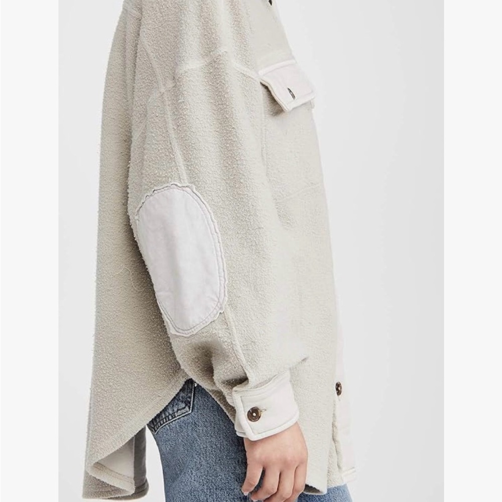 Free People Ruby Button Up Jacket Shirt - image 4